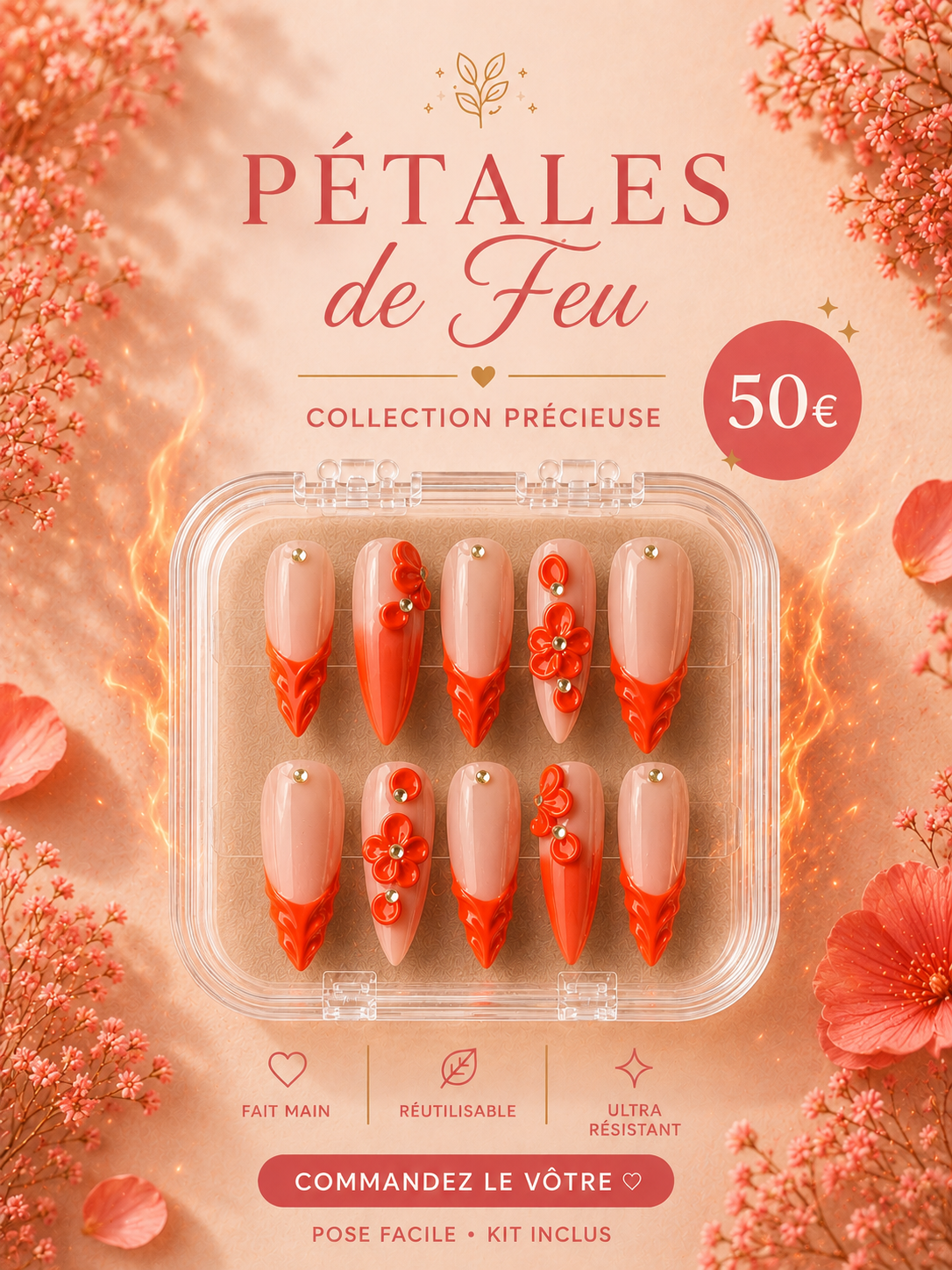 Pétales de feu