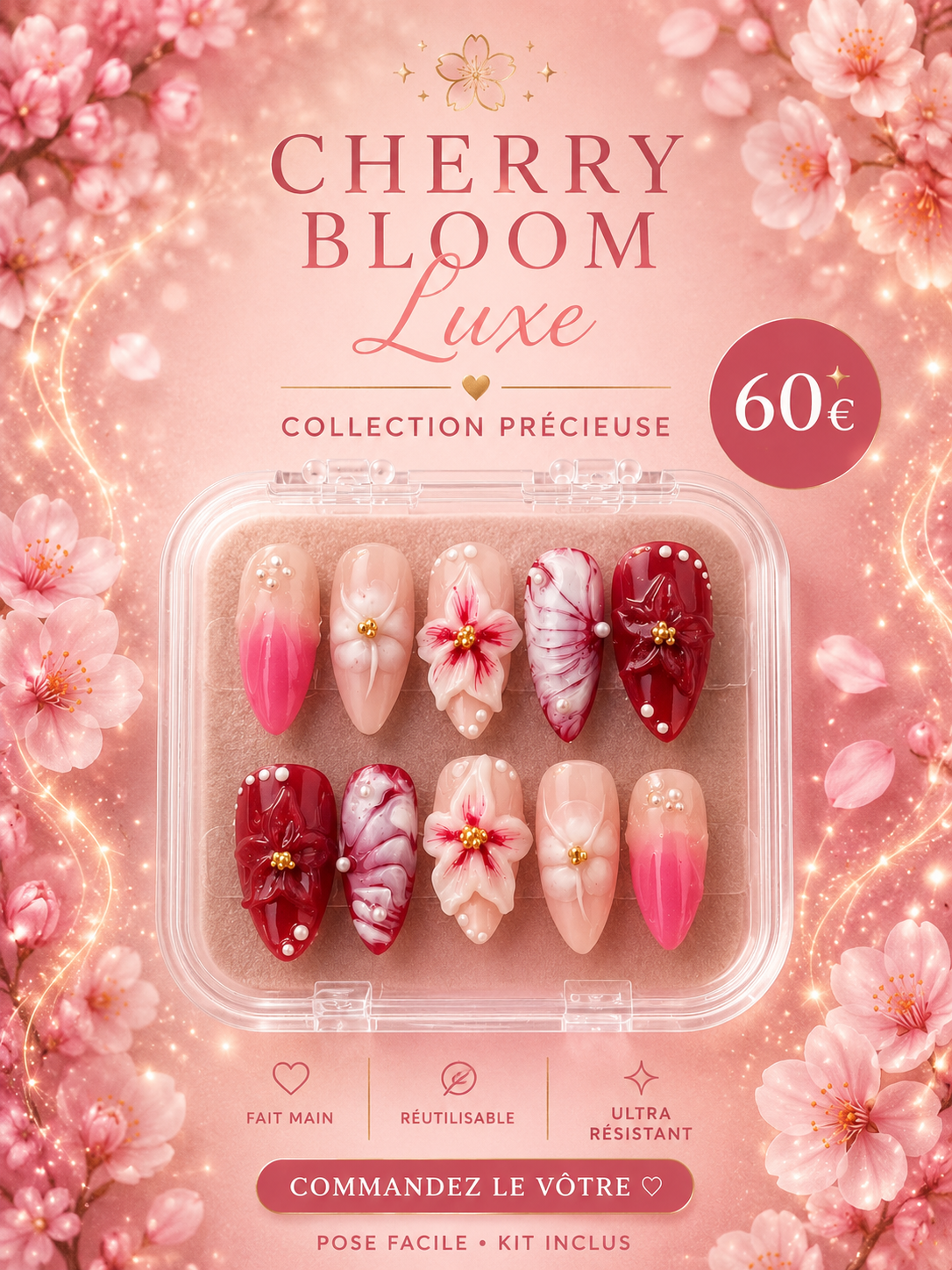 Cherry bloom luxe